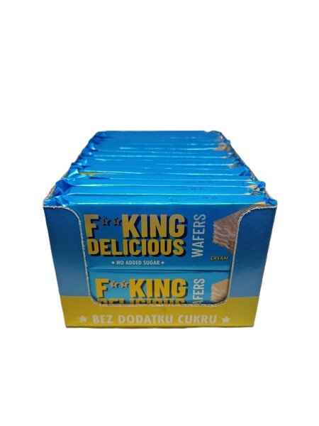 Allnutrition Fitking Delikates Wafers, Grietinėlė
