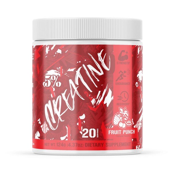 Kreatino papildas, 124g, vaisių skonio