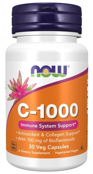 NOW Foods C-1000 vitaminų kapsulės