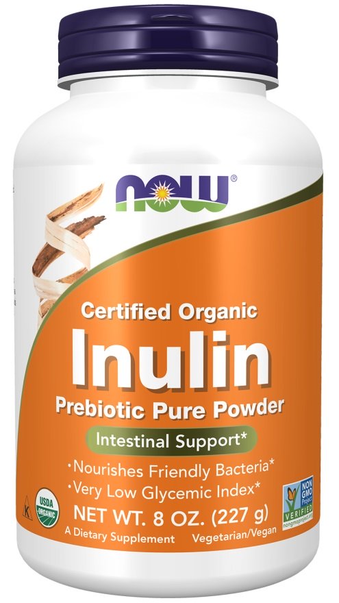 NOW Foods Inuliiniprebiootti Pure Powder - 227 grammaa