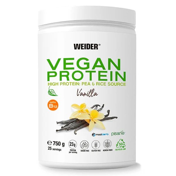 Weider Vegan Protein, Vanilja - 750 grammaa