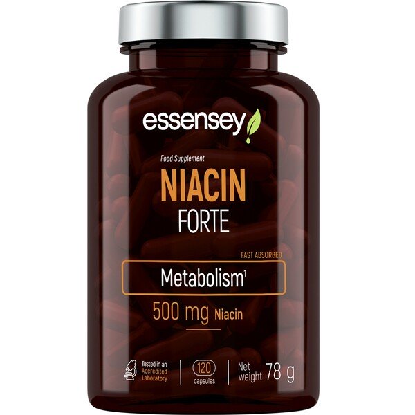 Essensey Niacin Forte, 500mg - 120 kapselia
