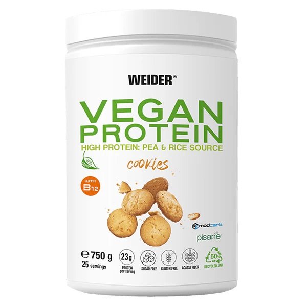 Vegan baltymų milteliai, sausainiai