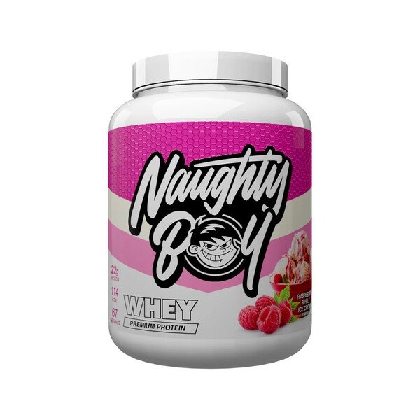 Naughty Boy Whey, aviečių ledų skonio maisto papildas