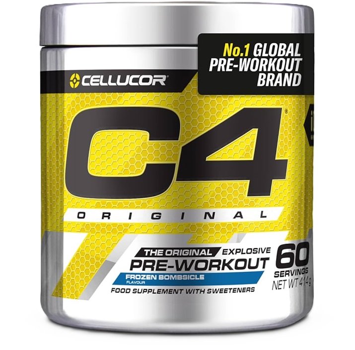 Cellucor C4 Original, Frozen Bombsicle - 414 g, sporto papildas, prieš treniruotę
