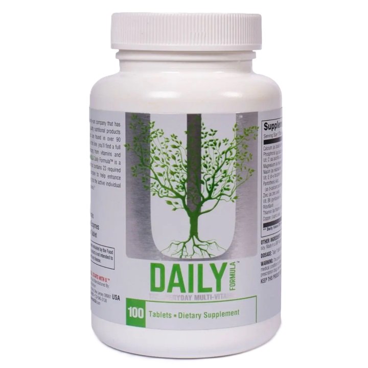Universal Nutrition Daily Formula - 100 tablečių, vitaminų ir mineralų papildas