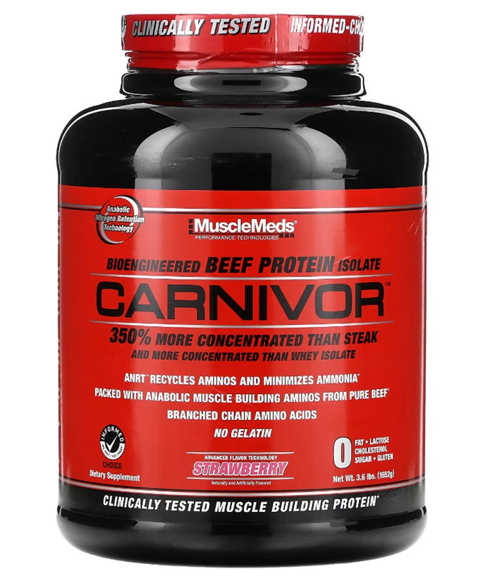 MuscleMeds Carnivor, Braškės maisto papildas