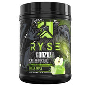 RYSE Godzilla pre-treniruotės maisto papildas, žalio obuolio skardinė