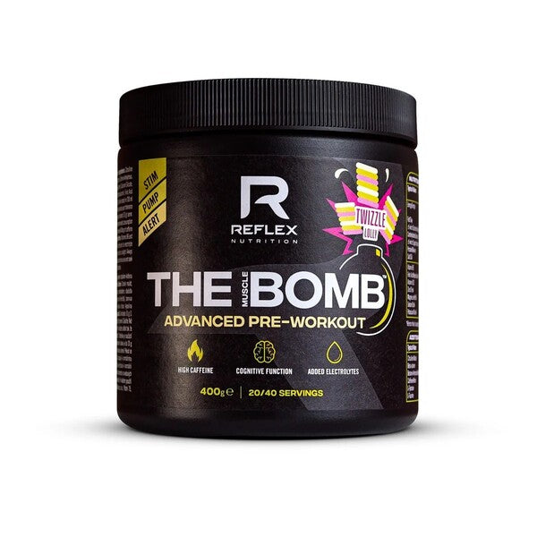 Reflex Nutrition The Muscle Bomb, Twizzle Lolly - 400 g pre-workout papildas