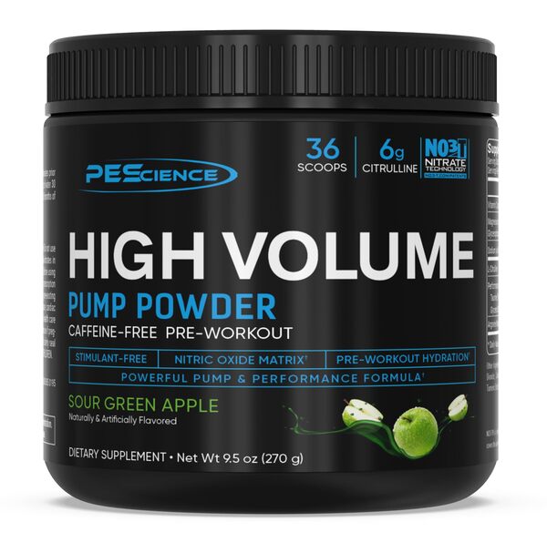 Maisto papildas PEScience High Volume, Sour Green Apple, 270g