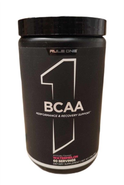 Rule One BCAA, Watermelon - 498 gramų, sporto papildas