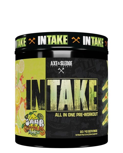 Axe & Sledge pre-workout papildas, citrusinė sultys
