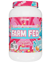 Axe & Sledge Farm Fed, Dippin' Dots braškių ledų baltymų papildas