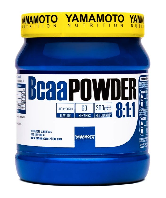 Yamamoto Nutrition BCAA milteliai be skonio, sporto papildas, 300 g