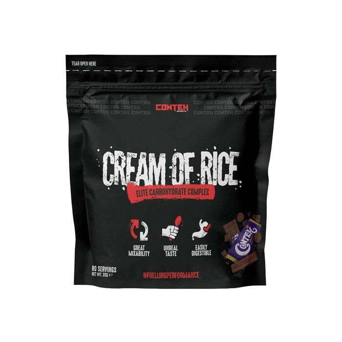 Conteh Sport Cream of Rice, Triple Chocolate - 2000 g, sporto maisto papildas