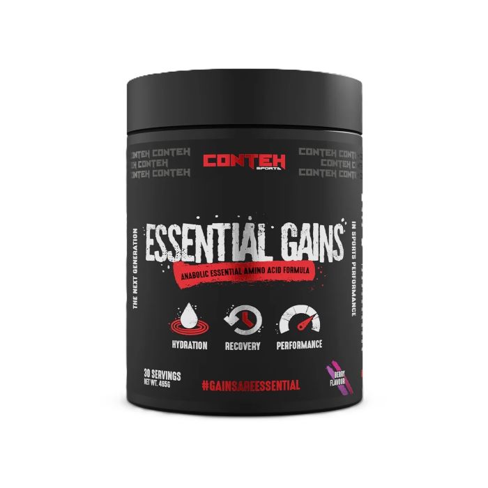 Conteh Sports Essential Gains, Berry - 465 g maisto papildas