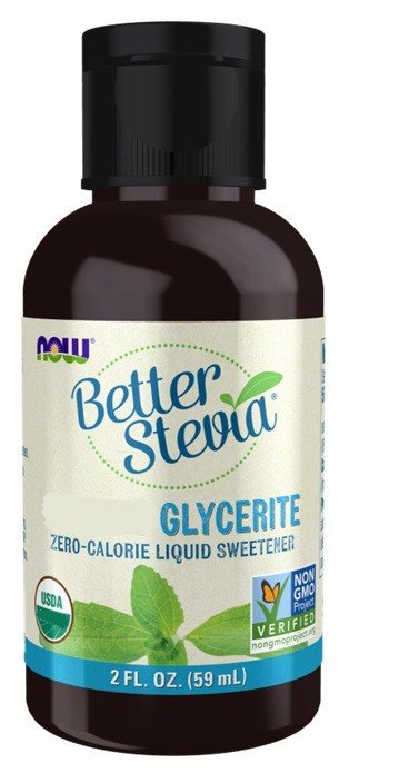 NOW Foods Better Stevia Glycerite skystas saldiklis