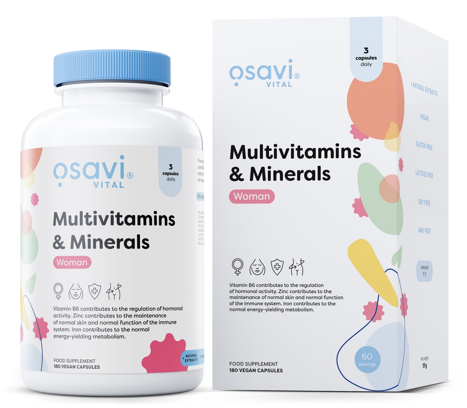 Osavi Multivitaminai ir mineralai Woman - 180 kapsulės