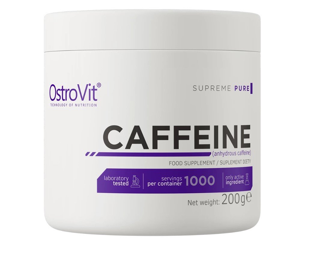 OstroVit Caffeine Supreme Pure - 200 g maisto papildas energijai