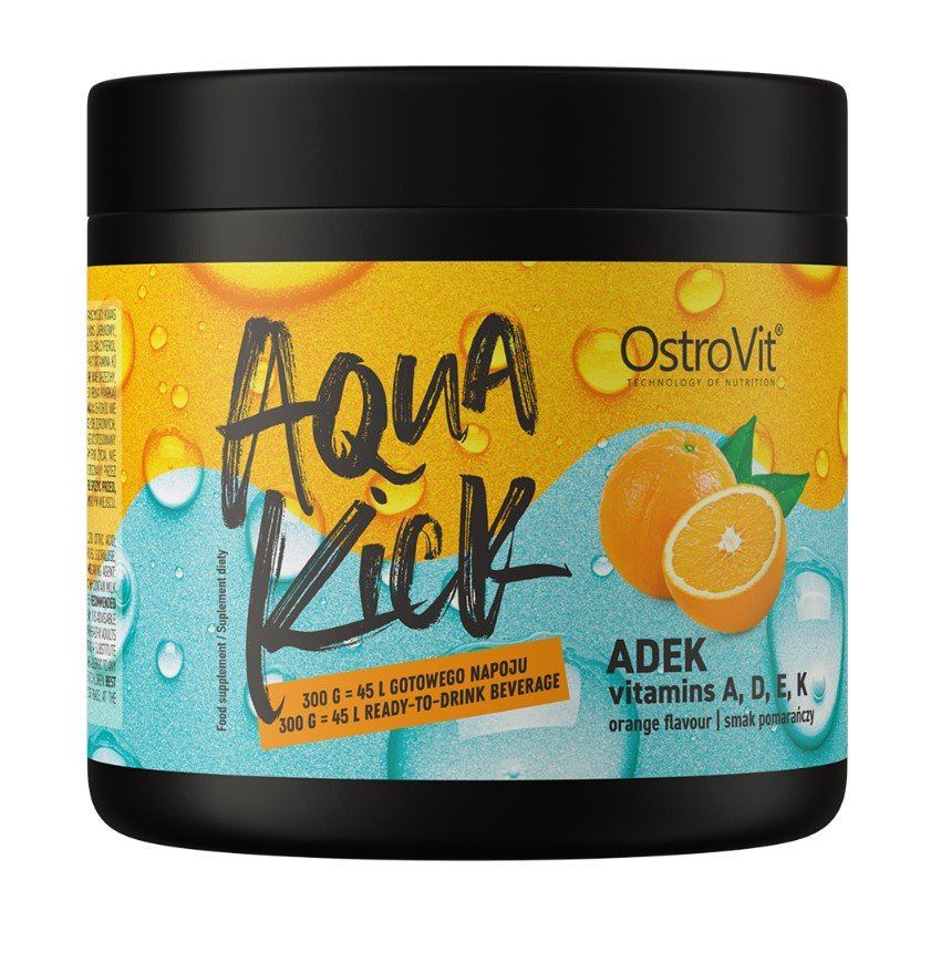 OstroVit Aqua Kick ADEK, appelsiini - 300 grammaa