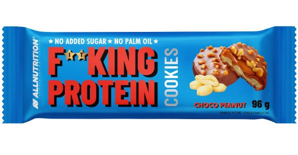 Allnutrition Fitking baltymų sausainiai, Choco Peanut, 96 g
