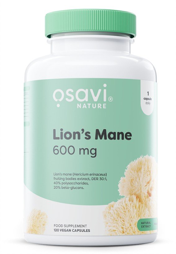 Osavi Leijonanharja, 600 mg - 120 kapselia