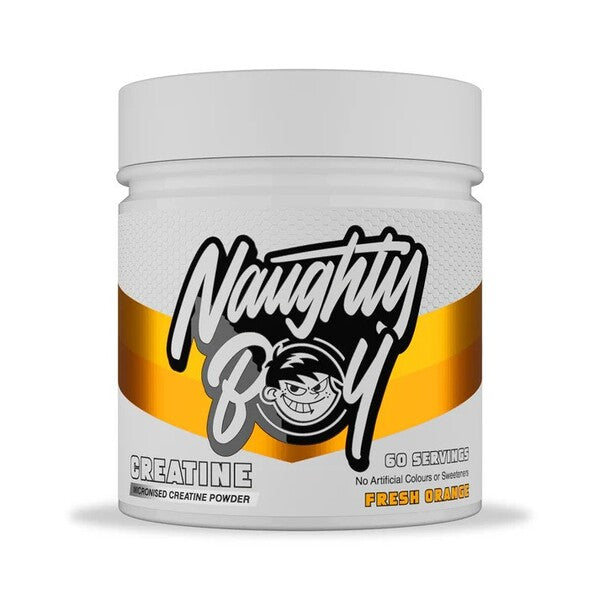 Naughty Boy Creatine, Fresh Orange - 300 g maisto papildas