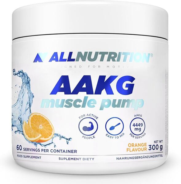 Allnutrition AAKG Muscle Pump, appelsiini - 300 grammaa
