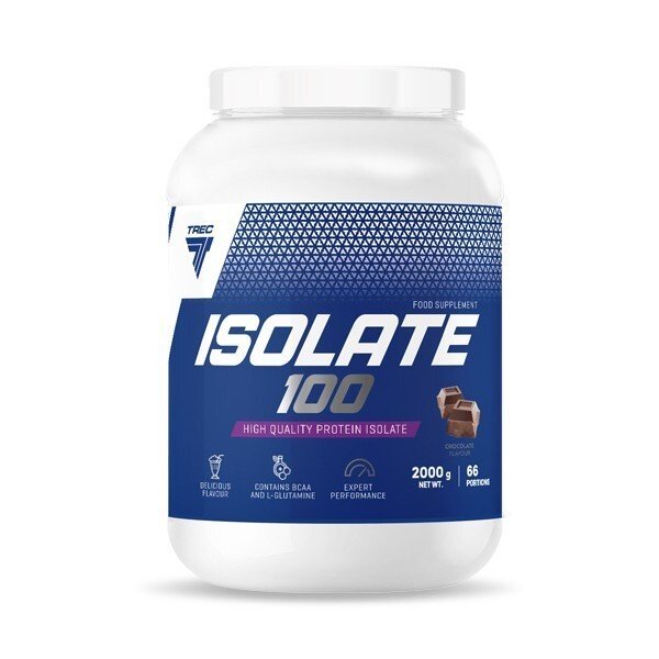 Trec Nutrition Isolate 100, šokolado skonio, 2000 g