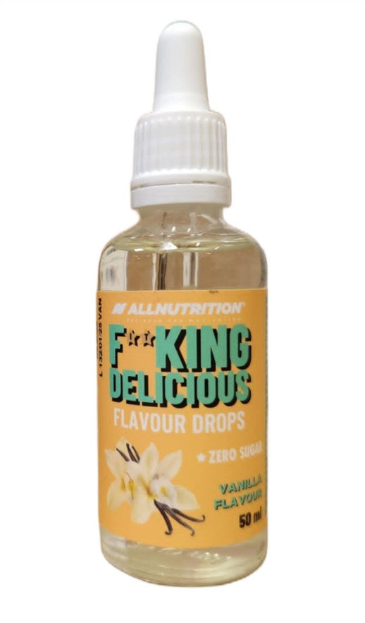 Allnutrition Fitking Vanilės skonio skysti papildai, 50 ml