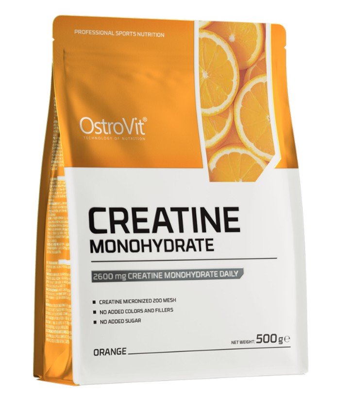 OstroVit kreatino monohidratas apelsinų skonis, 500 g