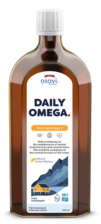Osavi Daily Omega, 1600mg Omega 3, citrinos