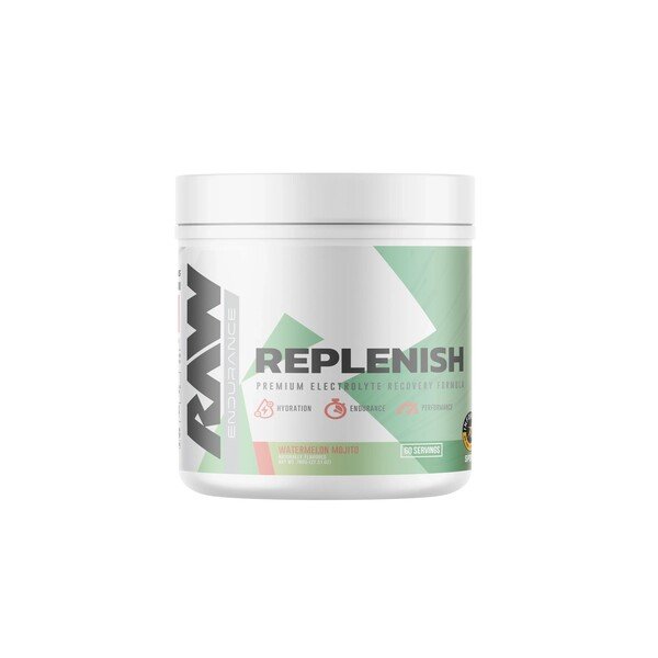 Maisto papildas Raw Nutrition Replenish Tub, Watermelon Mojito, energijai