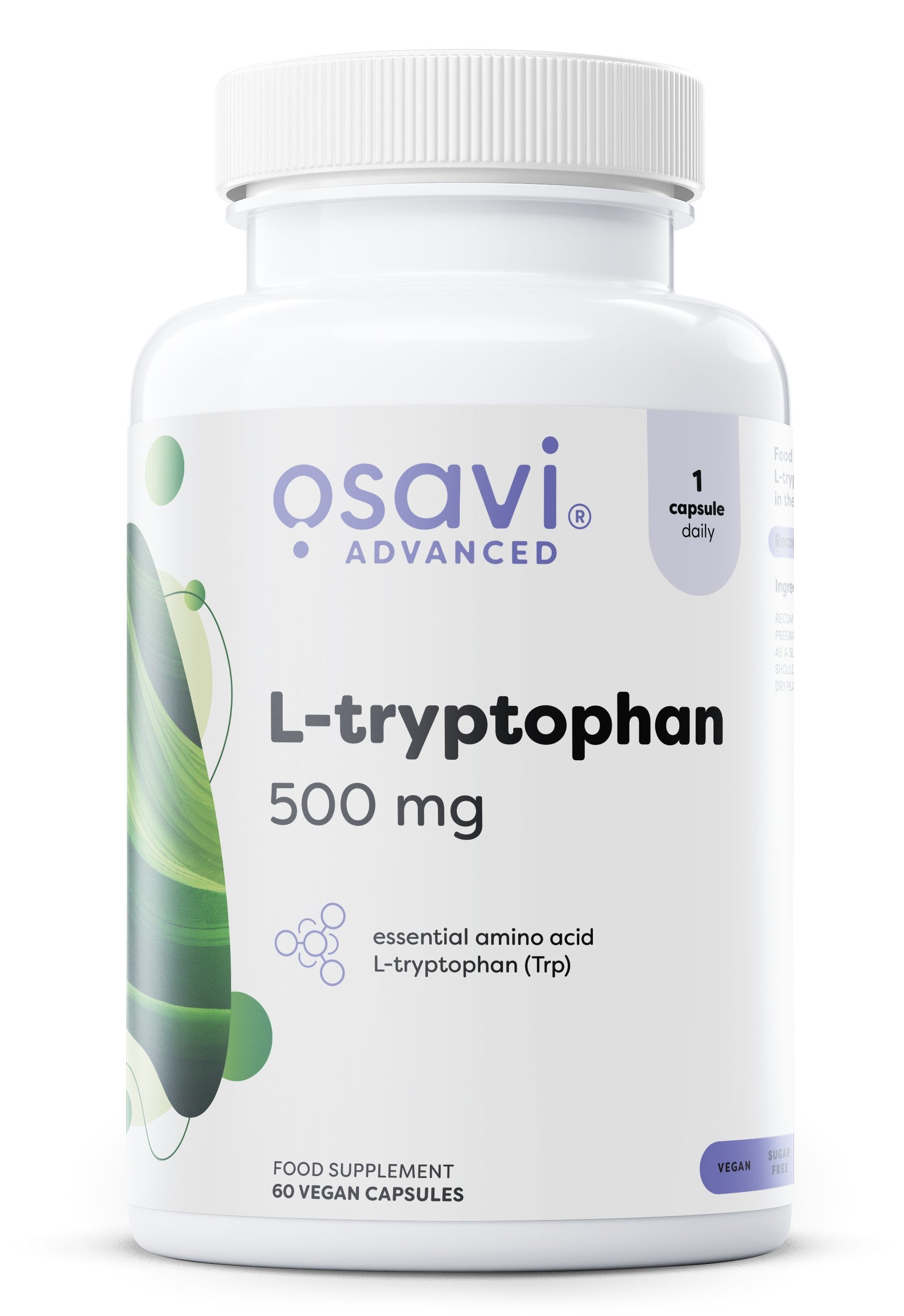 L-tryptofanas maisto papildas kapsulės