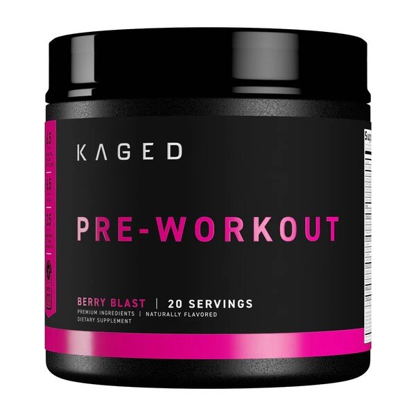 Kaged Muscle Pre-Kaged Berry Blast maisto papildo indelis
