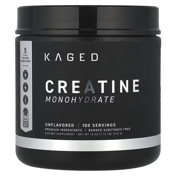 Kaged Muscle kreatino monohidratas, sporto papildas