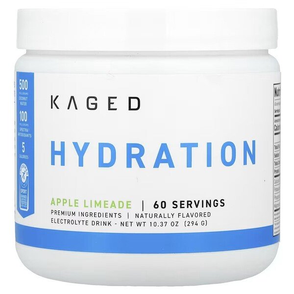 Kaged Muscle Hydration, Apple Limeade - 294 g maisto papildas