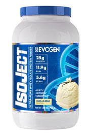 Evogen IsoJect Vanilės pupelės baltymų milteliai