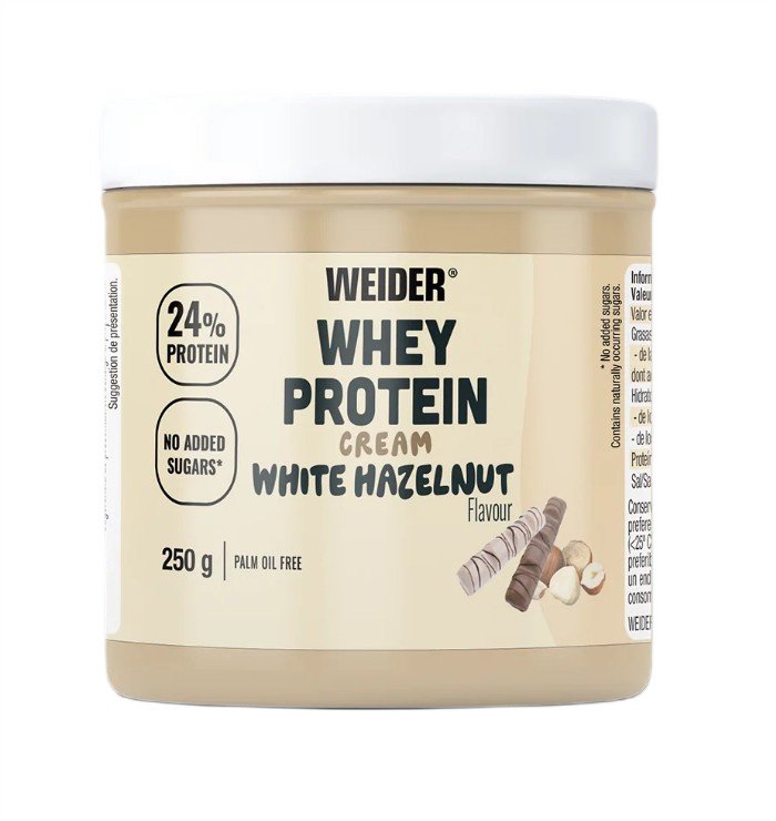 Weider baltymų kremas, baltųjų lazdynų skonis, 250 g