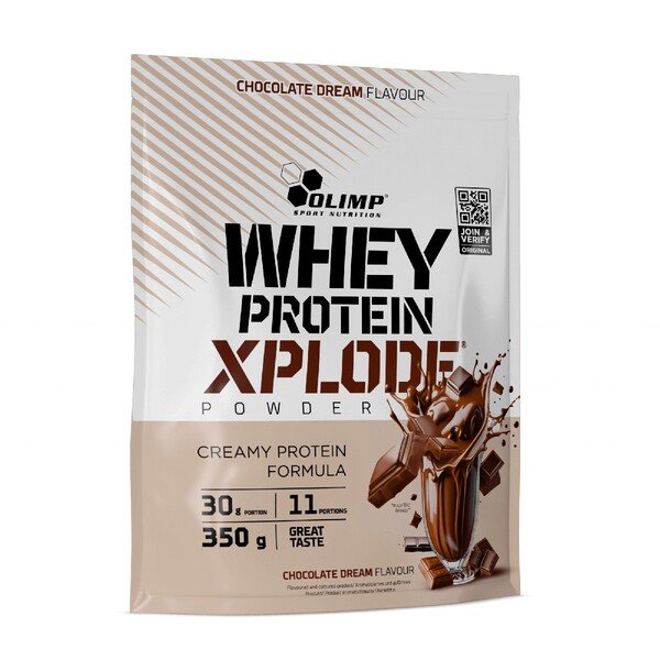 Olimp Whey Protein Xplode, šokolado skonio, 350 g, baltymų papildas
