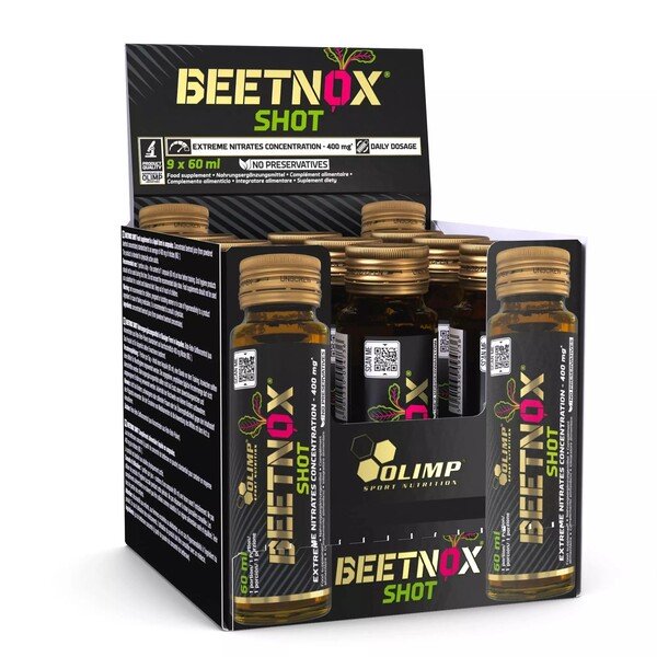 Olimp Nutrition BeetNOX Shot - 9 x 60 ml, sveikatos papildas