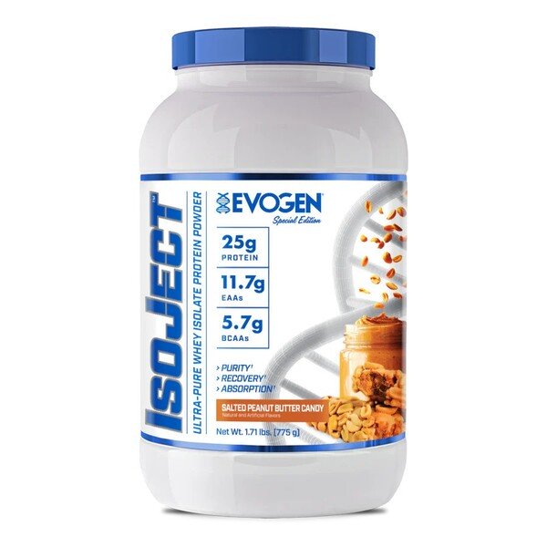 Evogen IsoJect, Salted Peanut Butter Candy - 775 g maisto papildas