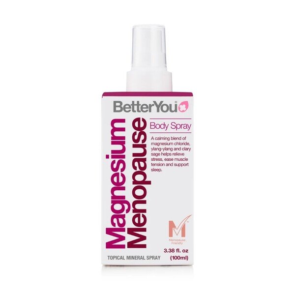 BetterYou Magnesium vaihdevuosien vartalosuihke - 100 ml.