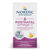 Nordic Naturals Synnytyksen jälkeinen Omega-3, 1120 mg Sitruuna - 60 kapselia