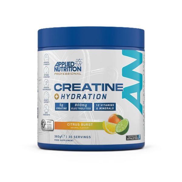 Kreatino ir hidratacijos maisto papildas Citrus Burst