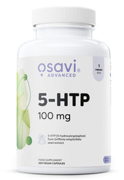 Osavi 5-HTP, 100mg - 200 kapsulių maisto papildas nervų sistemai