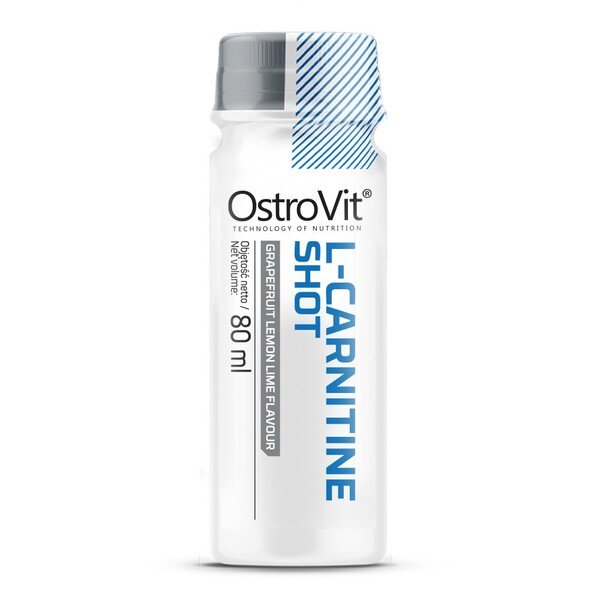 L-karnitinas energijos papildas, citrinos skonio, 80 ml
