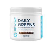 Revive Daily Greens -jauhe, suklaa (EAN 850030689764) - 260 grammaa