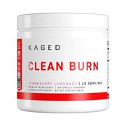 Kaged Muscle Clean Burn milteliai, braškių limonado - 186 g