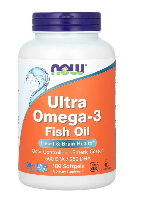 NOW Foods Ultra Omega-3 - 180 kapselia